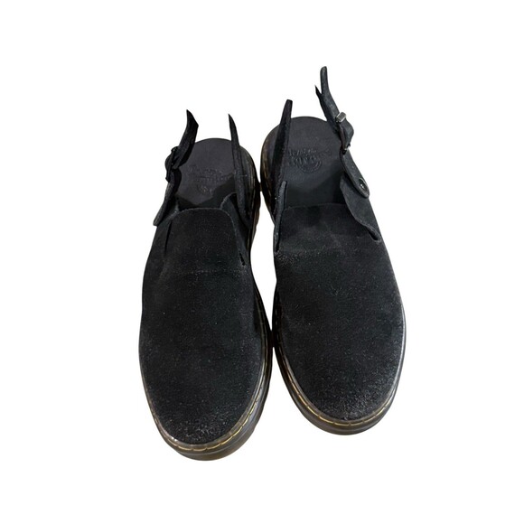 Dr. Martens Zebzag Slingback Platform Black Suede Mule Size Men’s 7 / Women’s 8 main image 7